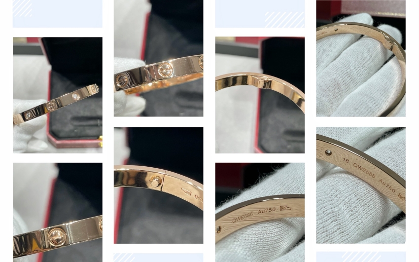 까르띠에 레플리카 까르띠에 Cartier LOVE bangle 팔찌 3color 상세 이미지 5