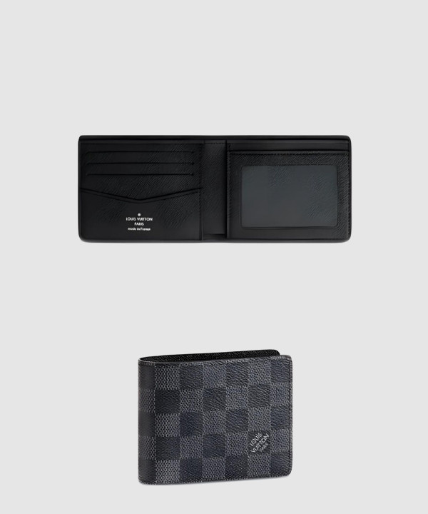 루이비통 상품 슬렌더 아이디 월릿 다미에 그라파이트 캔버스 N64002