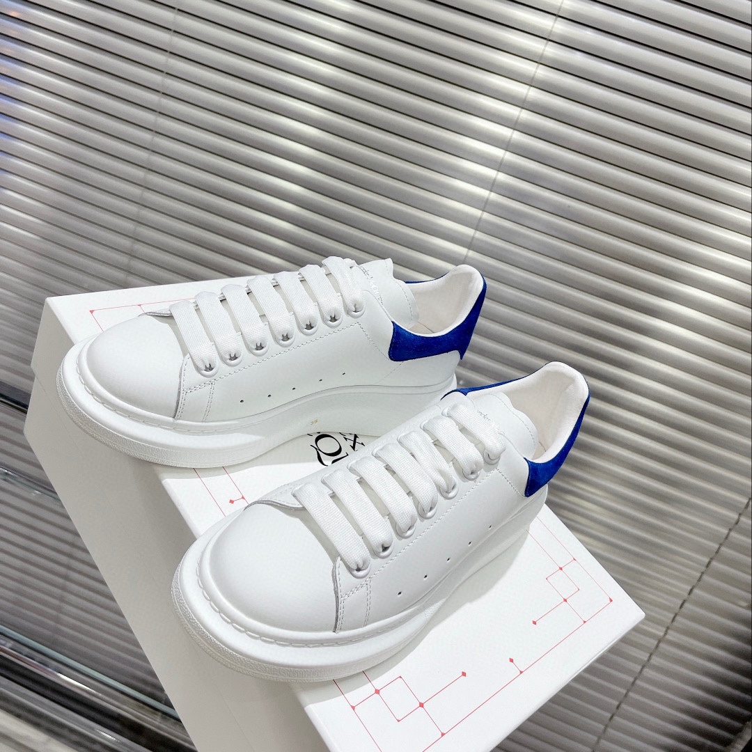 알렉산더 맥퀸 상품 알렉산더 맥퀸 Alexander McQueen 레더 남여공용 커플 스니커즈 운동슈즈