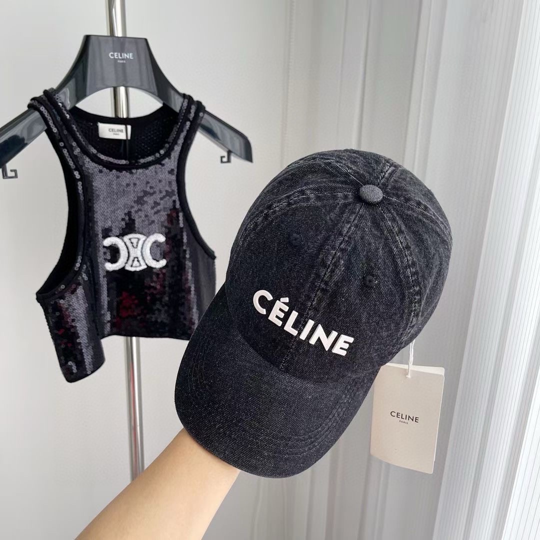 셀린느 상품 셀린느 CELINE 남여공용 야구모자 청 볼캡 2COLOR