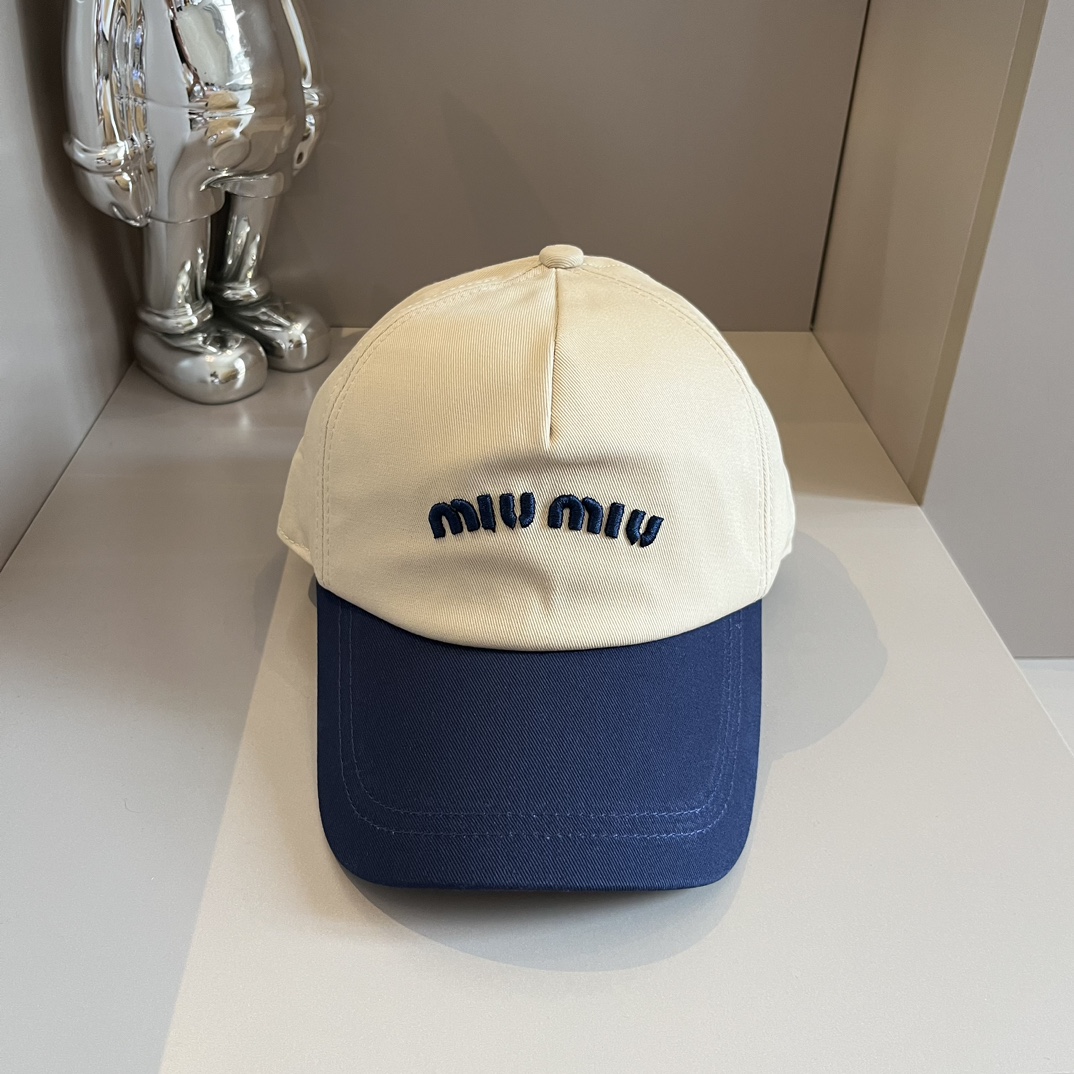 미우미우 상품 미우미우 MIUMIU 남여공용 야구모자 볼캡 머리둘레 57CM