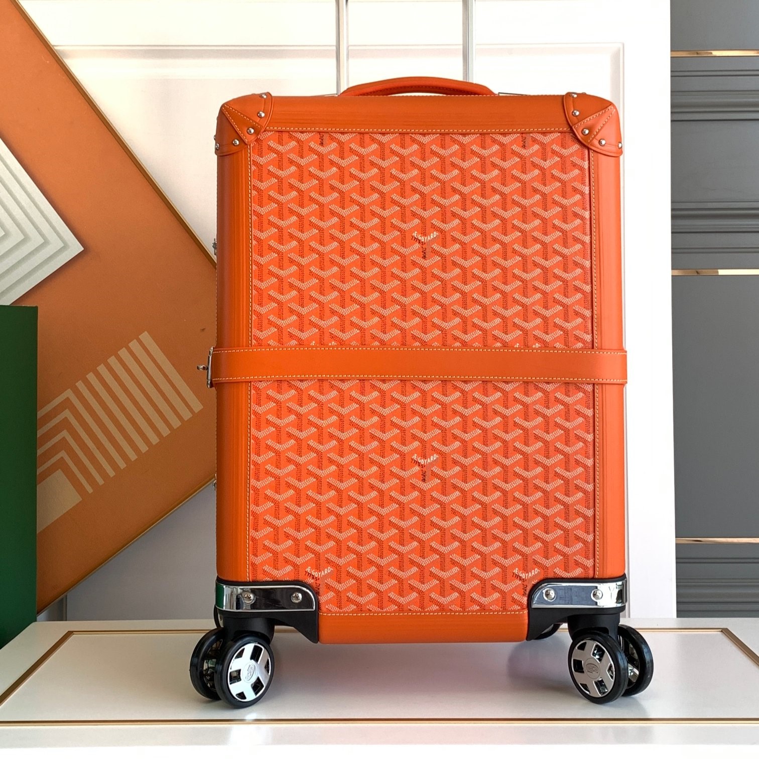 Goyard 상품 고야드 Goyard 부흐제 트롤리 여행 캐리어 20인치