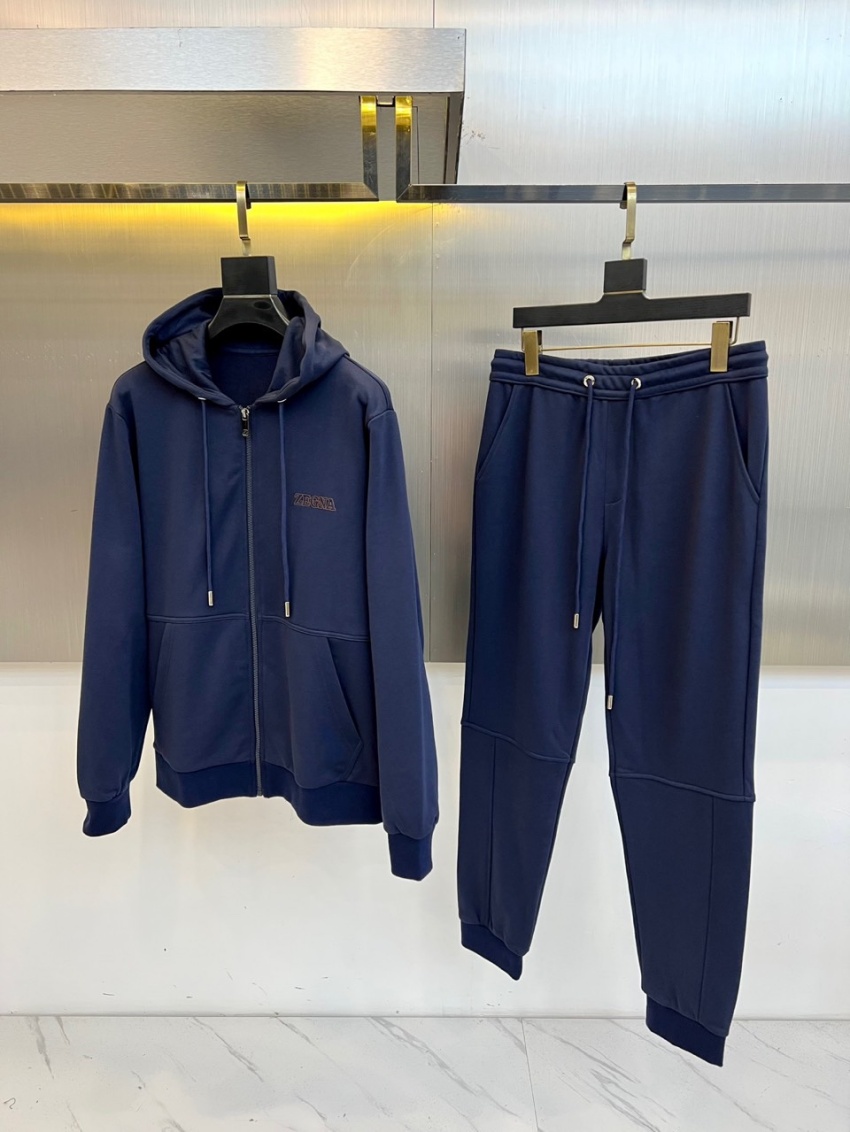 제그나 상품 제그나 ZEGNA 남성용 집업 자켓 긴바지 세트