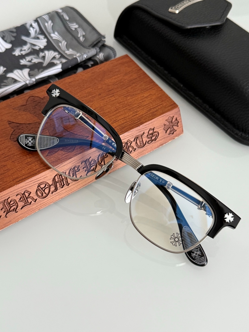크롬하츠 상품 크롬하츠 Chrome Hearts 남녀공용 안경 BONENNOISSEUR SIZE:53-1..