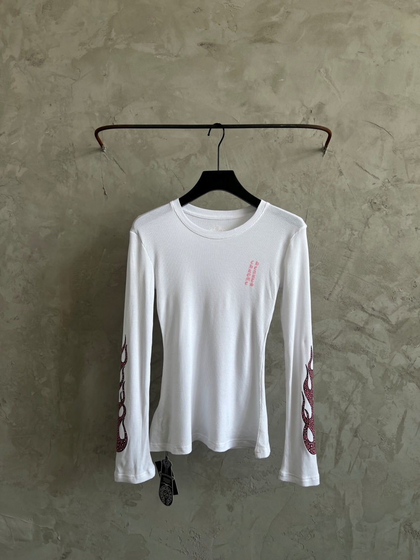 크롬하츠 상품 크롬하츠 Chrome Hearts 남녀공용 롱슬리브 티셔츠