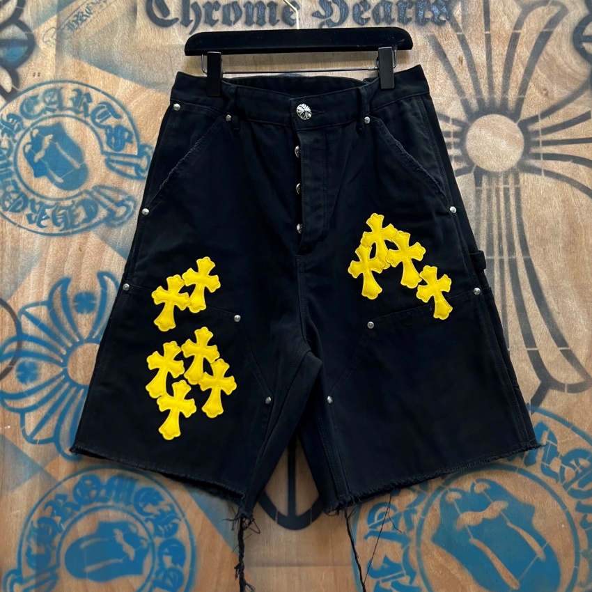 크롬하츠 상품 크롬하츠 Chrome Hearts 남녀공용 반바지 데님 숏팬츠