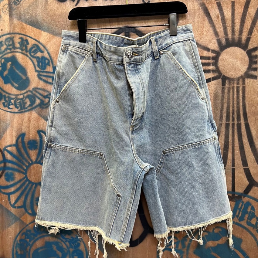크롬하츠 상품 크롬하츠 Chrome Hearts 남녀공용 반바지 데님 숏팬츠