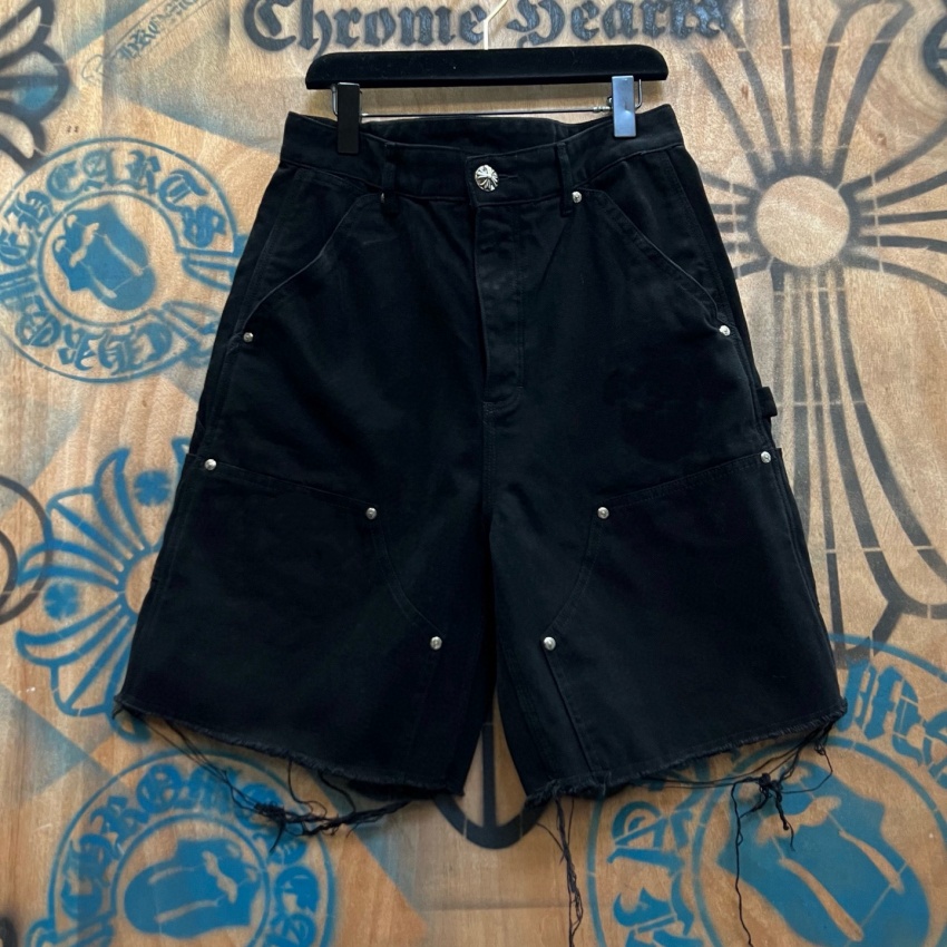 크롬하츠 상품 크롬하츠 Chrome Hearts 남녀공용 반바지 데님 숏팬츠