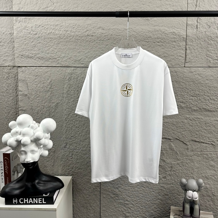 스톤아일랜드 상품 스톤아일랜드 stone island 남녀공용 라운드넥 반팔 티셔츠