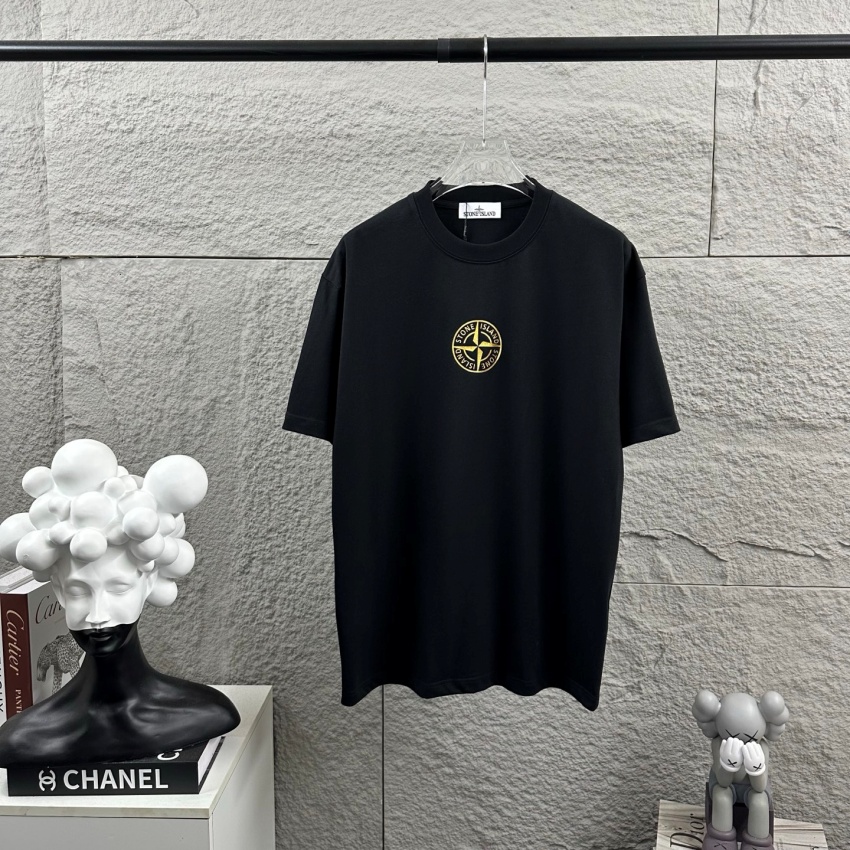 스톤아일랜드 상품 스톤아일랜드 stone island 남녀공용 라운드넥 반팔 티셔츠