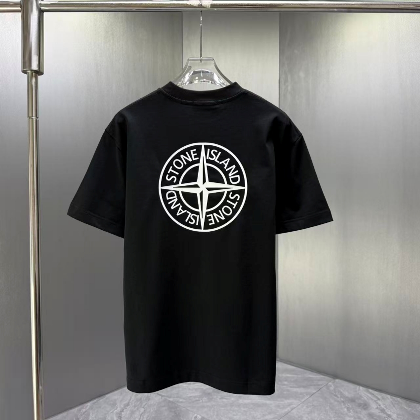 스톤아일랜드 상품 스톤아일랜드 stone island 남녀공용 라운드넥 반팔 티셔츠