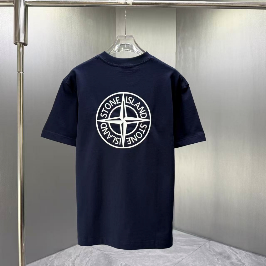 스톤아일랜드 상품 스톤아일랜드 stone island 남녀공용 라운드넥 반팔 티셔츠