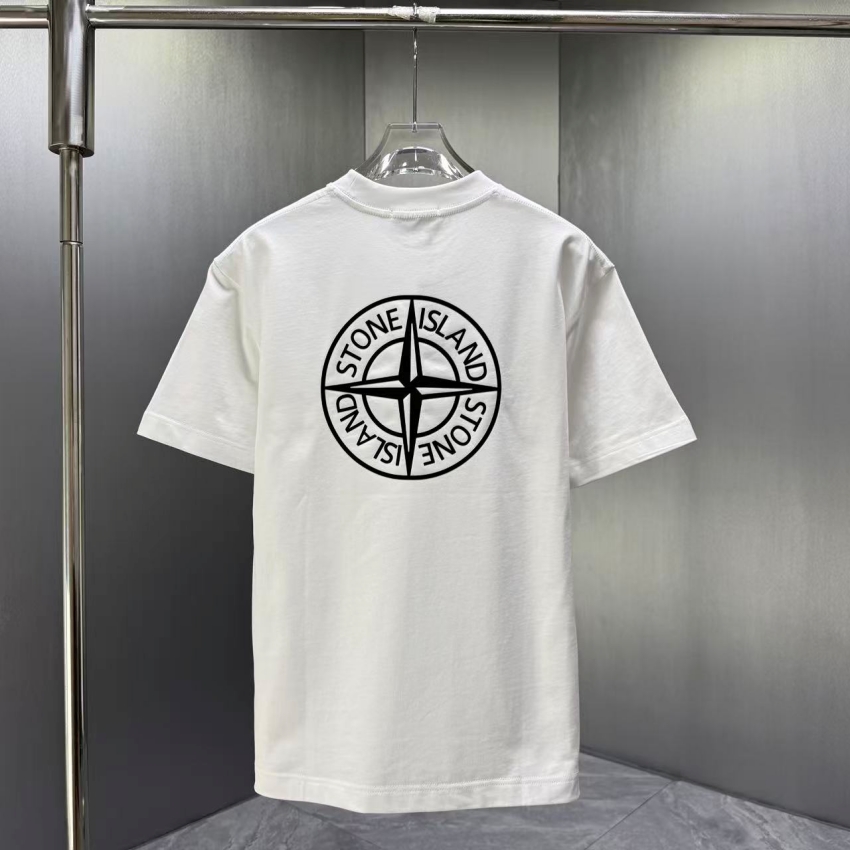 스톤아일랜드 상품 스톤아일랜드 stone island 남녀공용 라운드넥 반팔 티셔츠