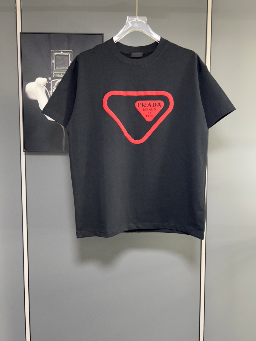 프라다 상품 프라다 PRADA 남녀공용 반팔 티셔츠