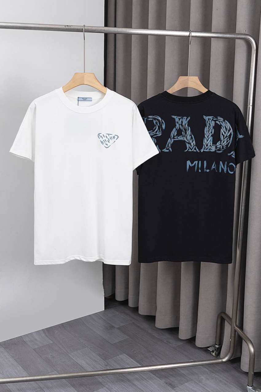 프라다 상품 프라다 PRADA 남녀공용 반팔 티셔츠 2color