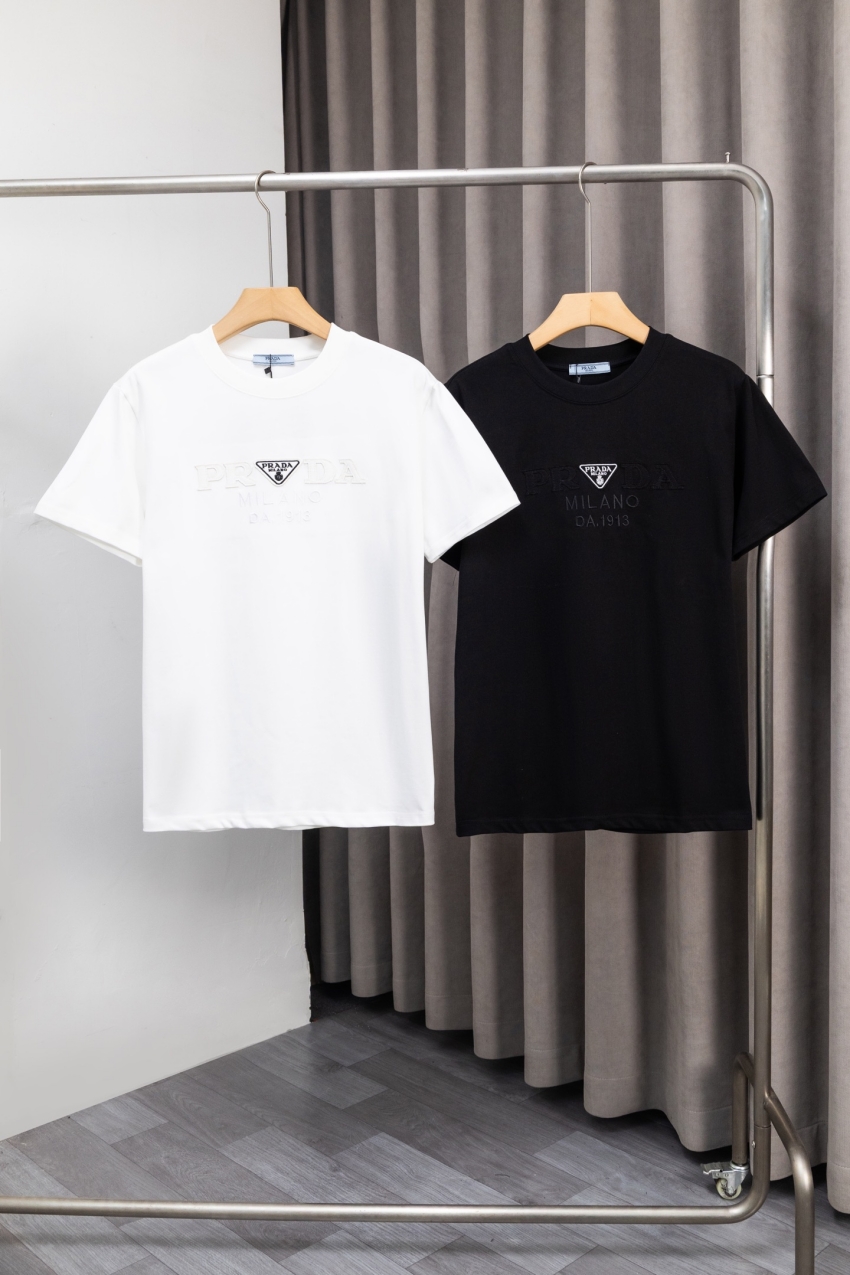 프라다 상품 프라다 PRADA 남녀공용 반팔 티셔츠 2color