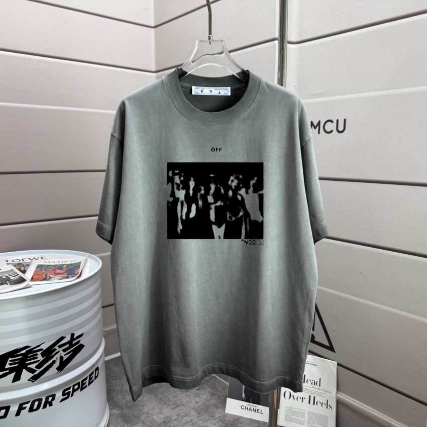 오프화이트 상품 오프화이트 OFF WHITE 남녀공용 반팔 티셔츠