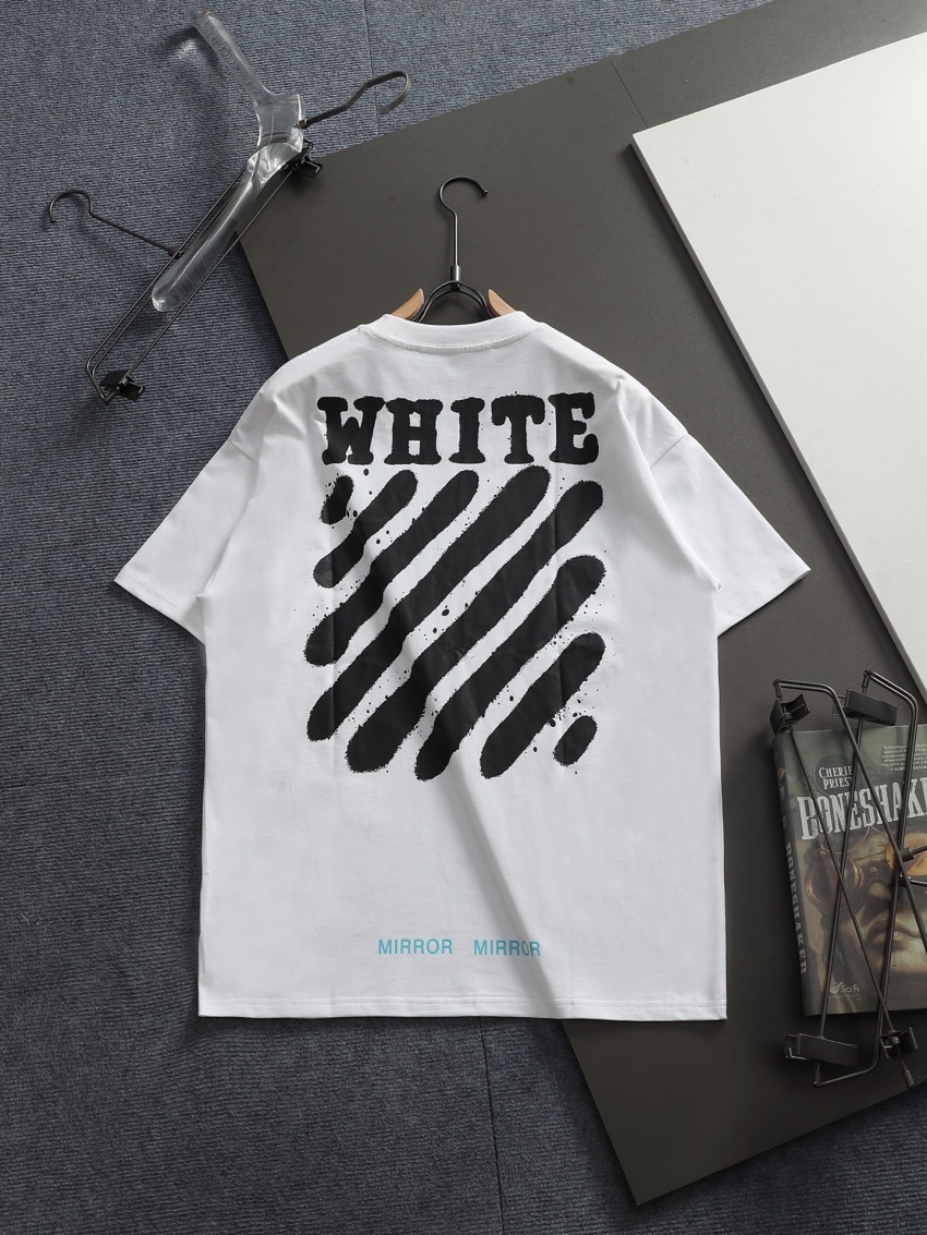 오프화이트 상품 오프화이트 OFF WHITE 남녀공용 반팔 티셔츠