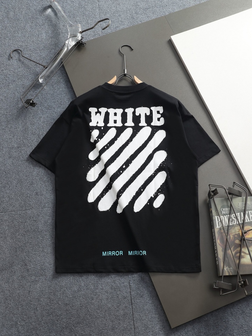 오프화이트 상품 오프화이트 OFF WHITE 남녀공용 반팔 티셔츠