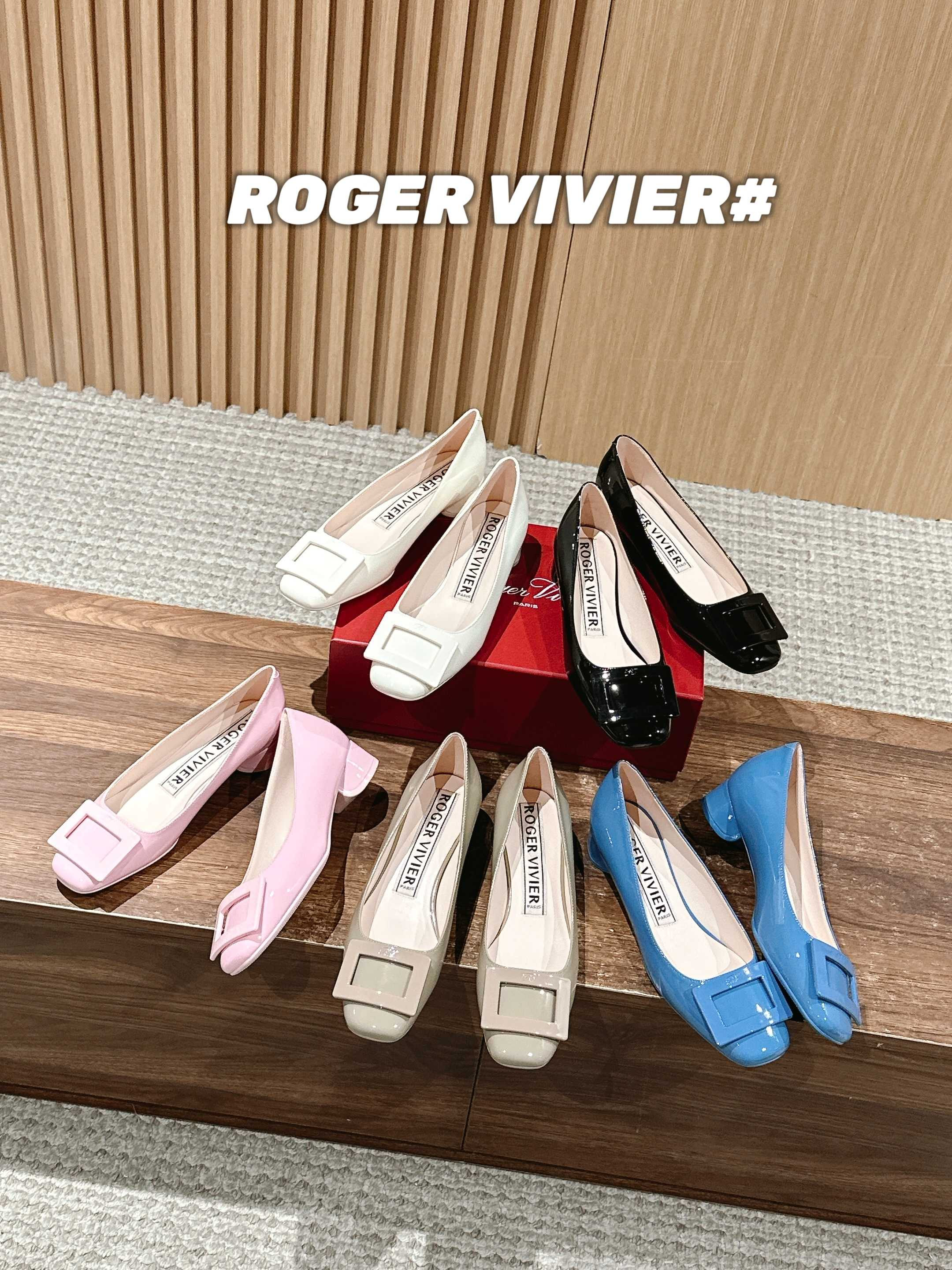 로저 비비에 상품 로저 비비에 Roger Vivier U Look 여자 플랫 슈즈 5COLOR