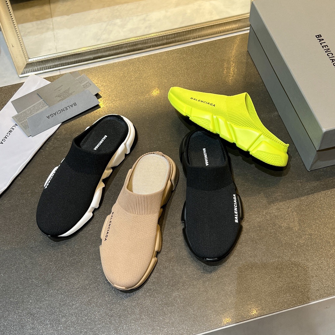 발렌시아가 상품 발렌시아가 BALENCIAGA 남녀공용 스니커즈 슬리퍼 4COLOR