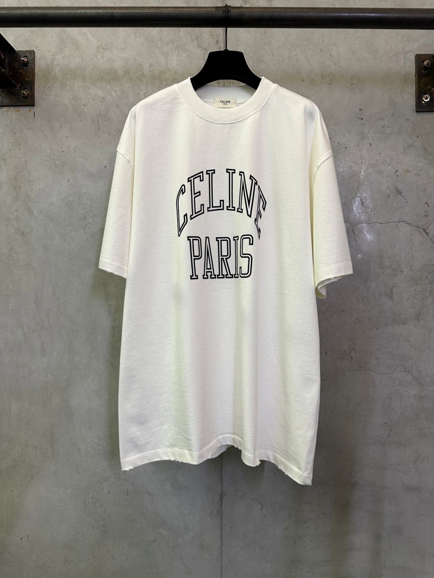 셀린느 상품 셀린느 CELINE 남녀공용 반팔 티셔츠