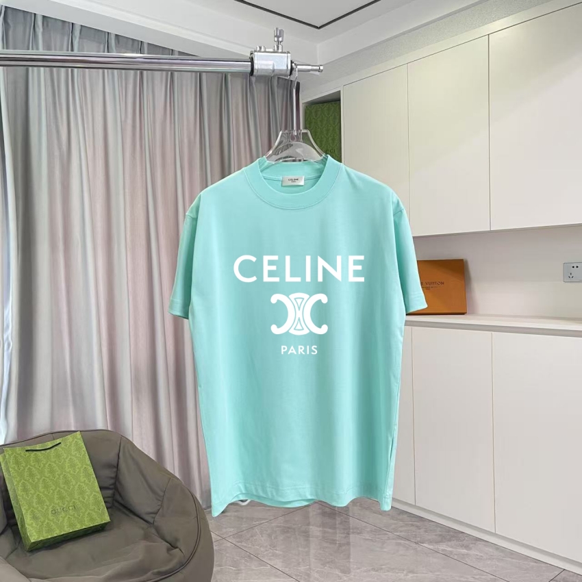 셀린느 상품 셀린느 CELINE 남녀공용 반팔 티셔츠