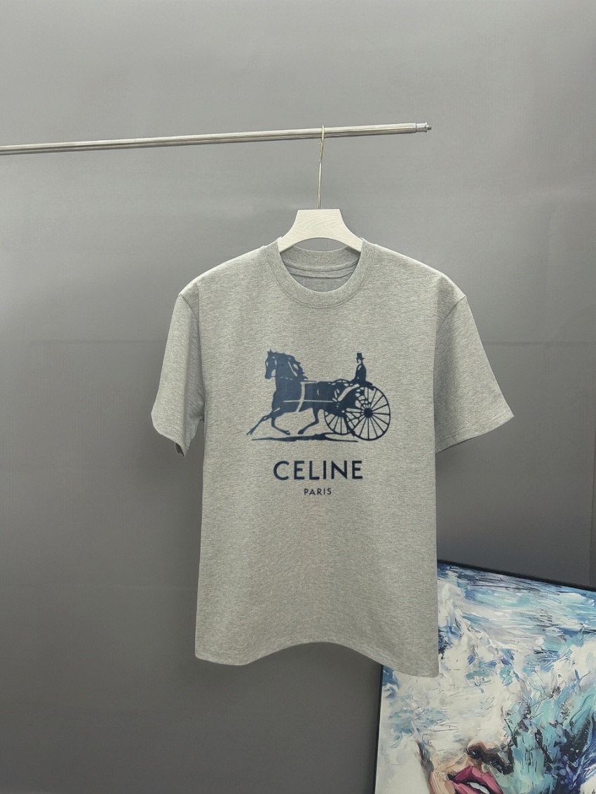셀린느 상품 셀린느 CELINE 남녀공용 반팔 티셔츠