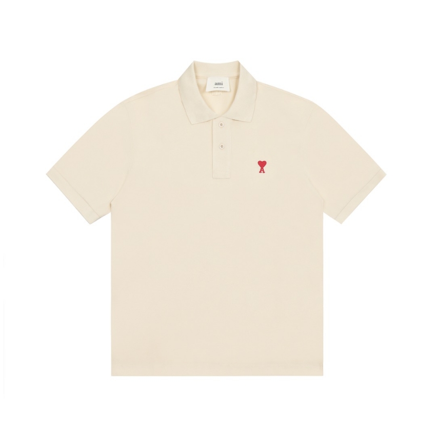 아미 상품 아미 Ami Paris 남녀공용 POLO 반팔 티셔츠