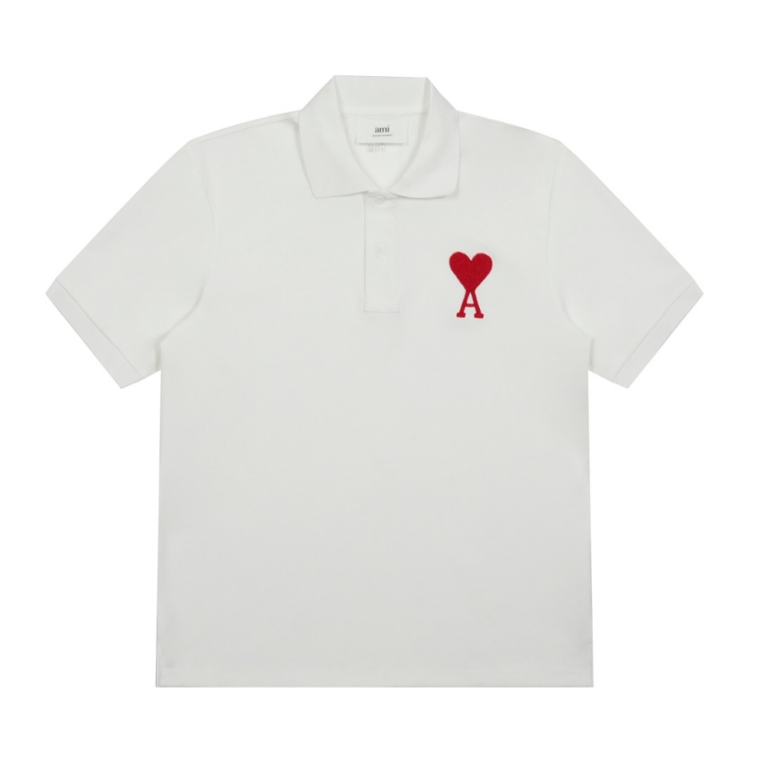 아미 상품 아미 Ami Paris 남녀공용 POLO 반팔 티셔츠