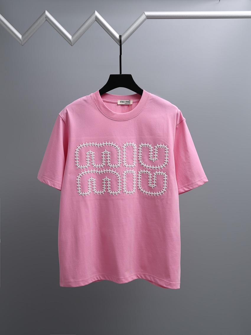 미우미우 상품 미우미우 MIUMIU 남녀공용 티셔츠