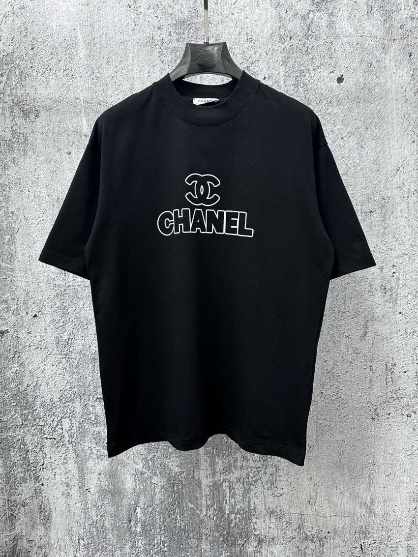 샤넬 상품 샤넬 Chanel 남녀 공용 반팔 티셔츠
