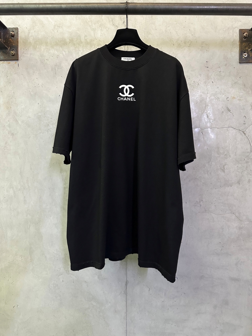 샤넬 상품 샤넬 Chanel 남녀 공용 반팔 티셔츠