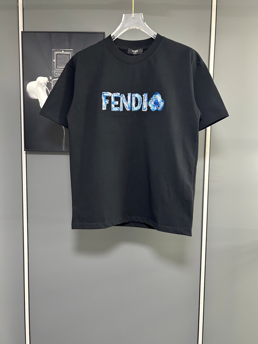 펜디 상품 펜디 FENDI 남녀 공용 반팔 티셔츠