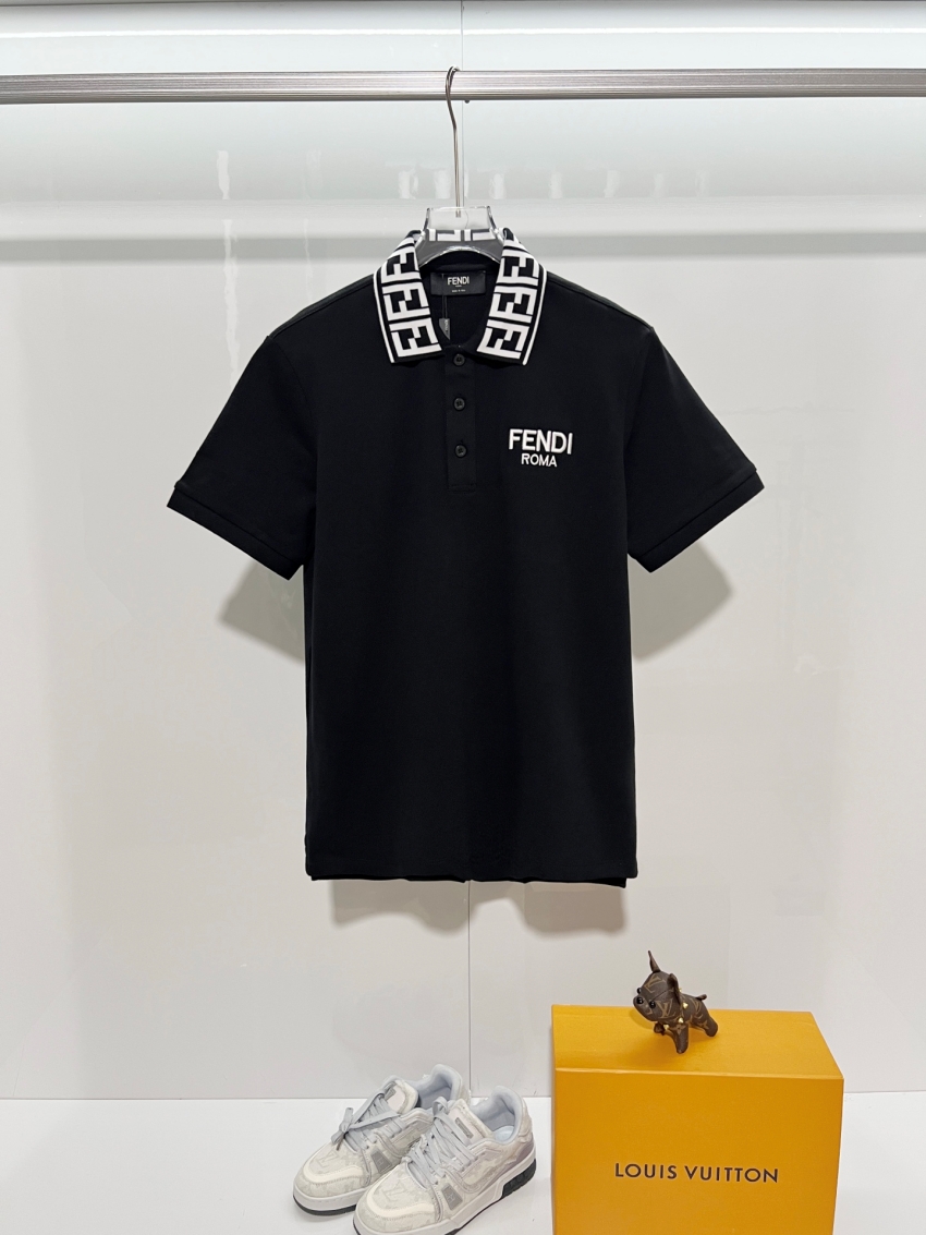 펜디 상품 펜디 FENDI 남녀공용 반팔 POLO 티셔츠