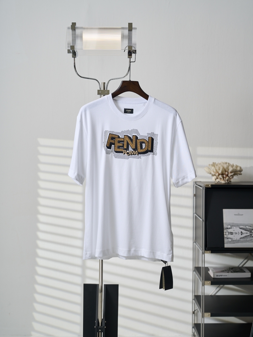 펜디 상품 펜디 FENDI 남녀 공용 반팔 티셔츠