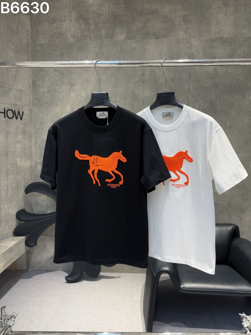 에르메스 상품 에르메스 Hermes 남녀 공용 반팔 티셔츠 2color