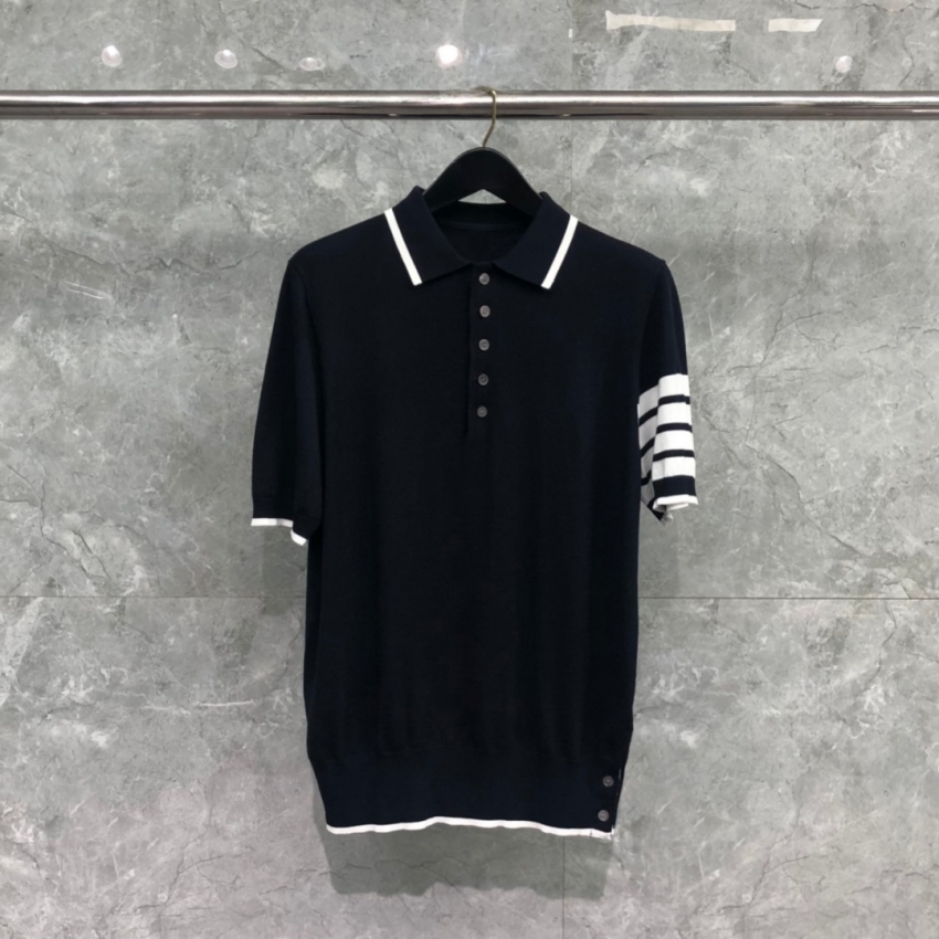톰브라운 상품 톰브라운 THOM BROWNE 남녀공용 POLO 반팔 티셔츠