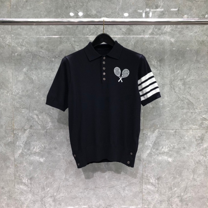 톰브라운 상품 톰브라운 THOM BROWNE 남녀공용 POLO 반팔 티셔츠