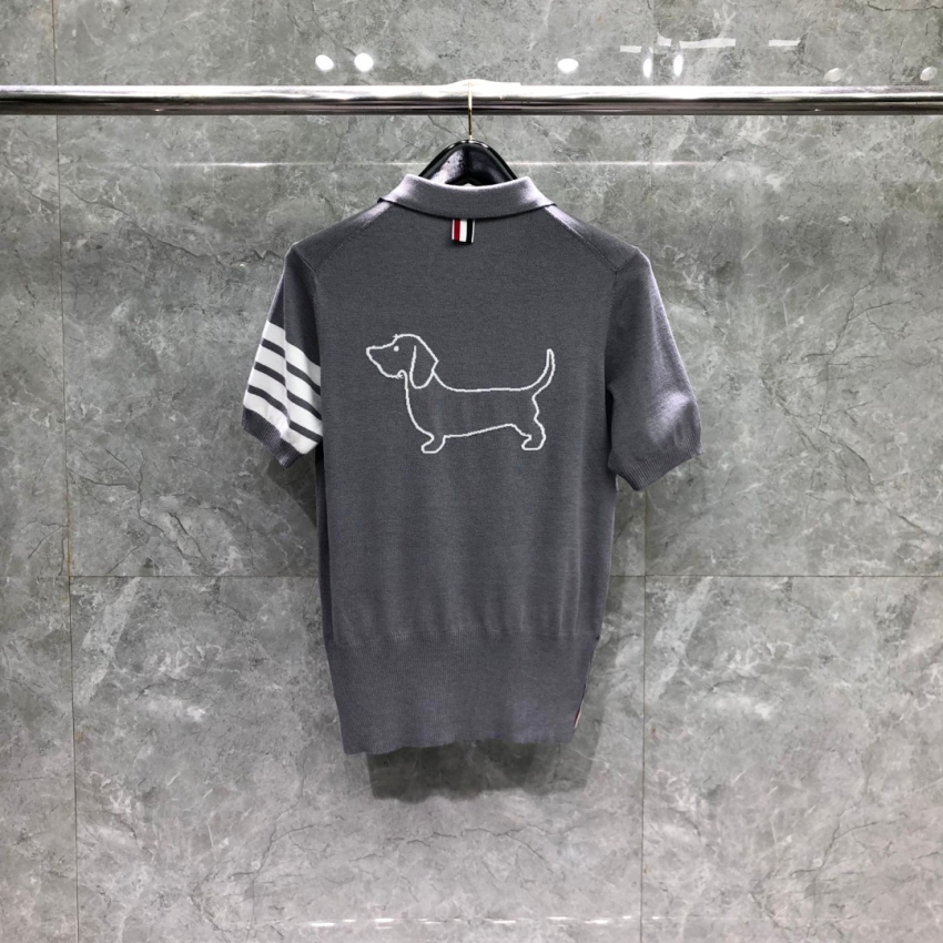 톰브라운 상품 톰브라운 THOM BROWNE 남녀공용 POLO 반팔 티셔츠