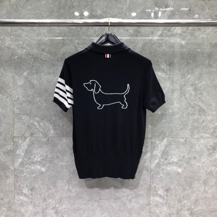 톰브라운 상품 톰브라운 THOM BROWNE 남녀공용 POLO 반팔 티셔츠