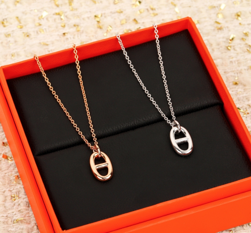 에르메스 상품 에르메스 Hermes 가는 목걸이 2COLOR