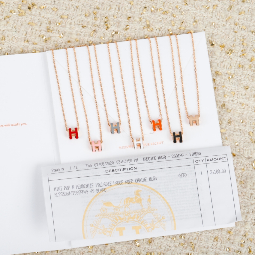 에르메스 상품 에르메스 Hermes 가는 목걸이 7COLOR