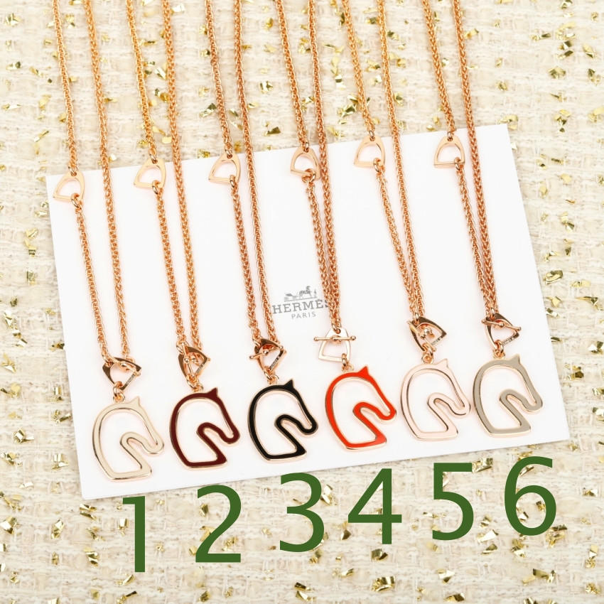 에르메스 상품 에르메스 Hermes 가는 목걸이 6COLOR