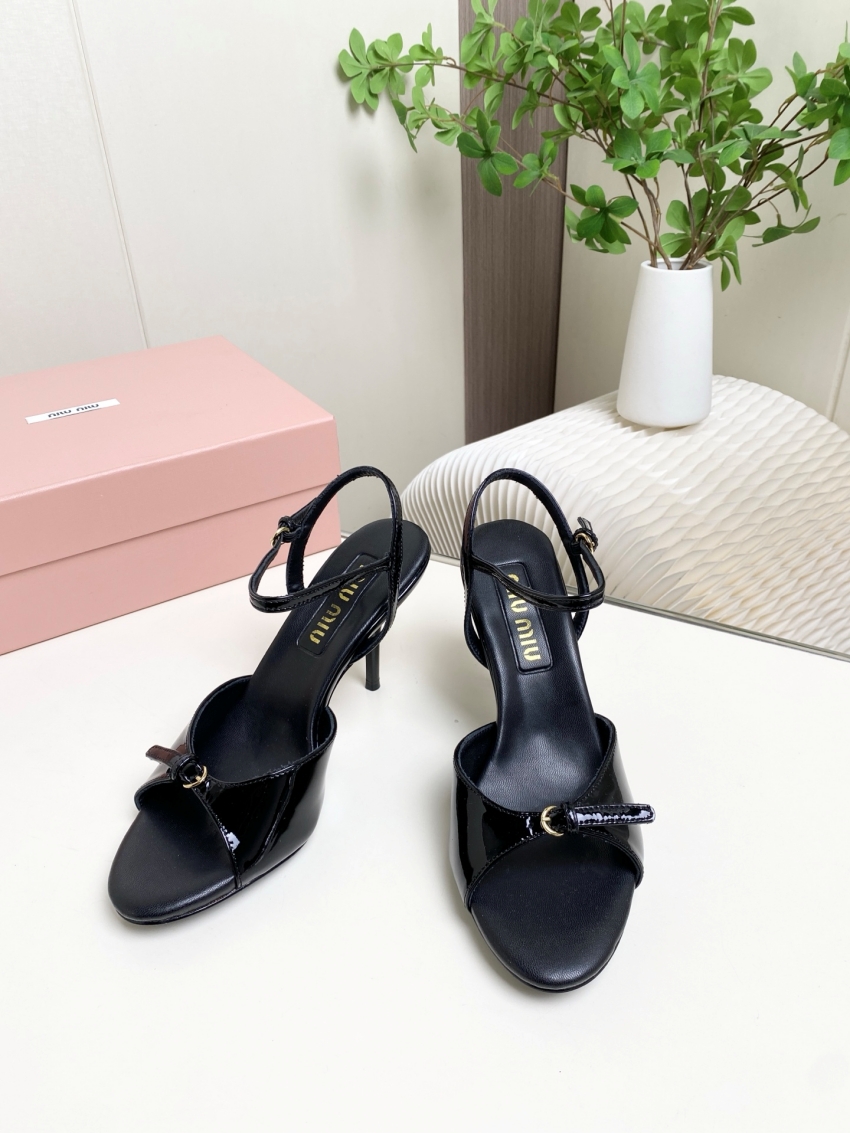 미우미우 상품 미우미우 MIUMIU 여성용 힐 샌들
