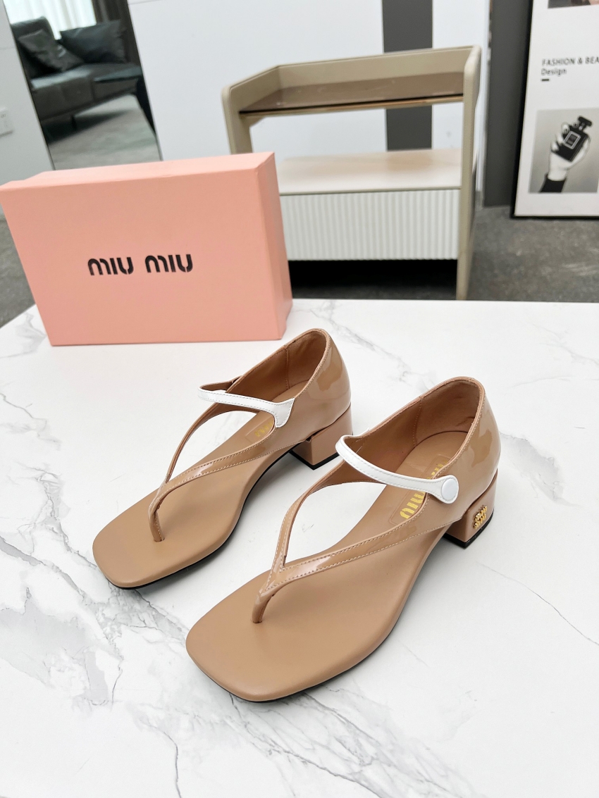 미우미우 상품 미우미우 MIUMIU 여성용 샌들