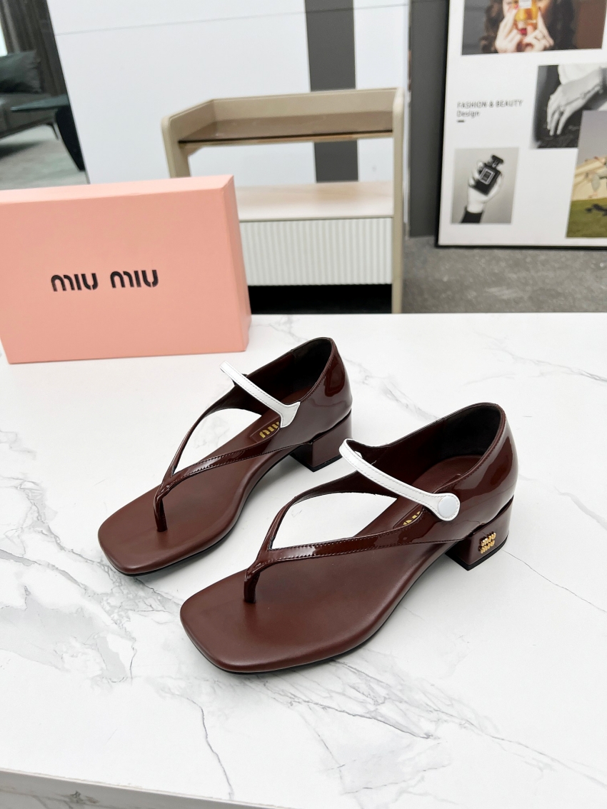 미우미우 상품 미우미우 MIUMIU 여성용 샌들