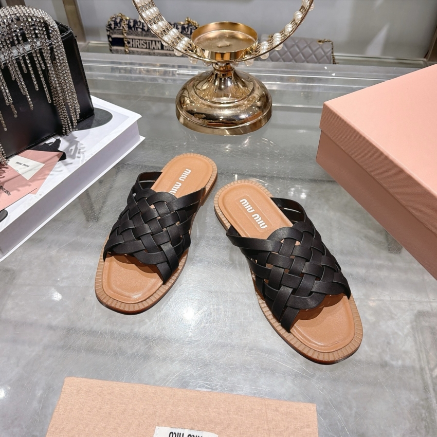 미우미우 상품 미우미우 MIUMIU 여성용 슬리퍼