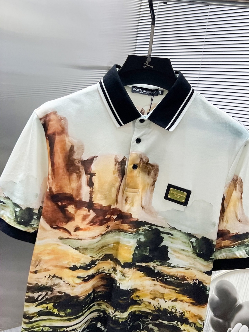 돌체엔가바나 상품 돌체엔가바나 Dolce & Gabbana 남성용 POLO 반팔 티셔츠 상세 이미지 3