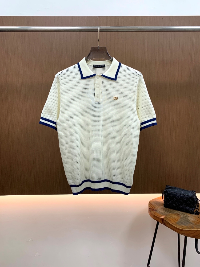 돌체엔가바나 상품 돌체엔가바나 Dolce & Gabbana 남성용 니트 POLO 반팔 티셔츠